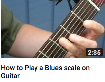 How to play a blues scale on guitar