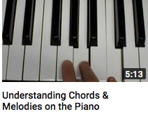 Understanding chords and melodies